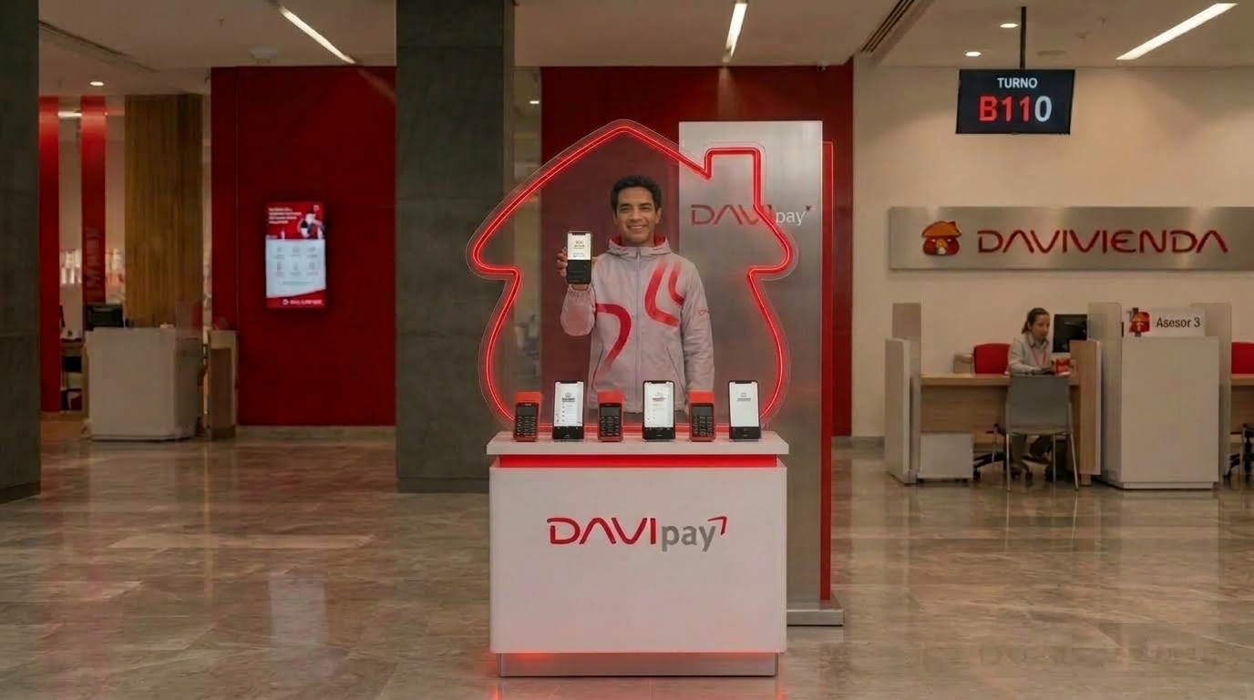 Experiencia DAVIpay instalada en oficina